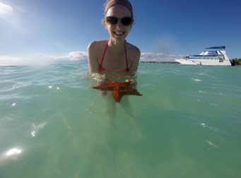 The 2nd time at Piscina Natural we spotted a starfish.