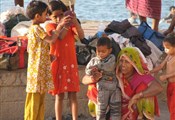 Varanasi, kleurige mensen