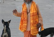Varanasi, oude man