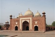 Agra, gebouw bij Taj Mahal