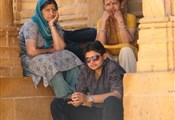 Jaisalmer wachtende mensen