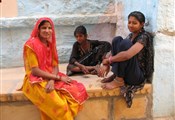 Jaisalmer, rustende vrouwen