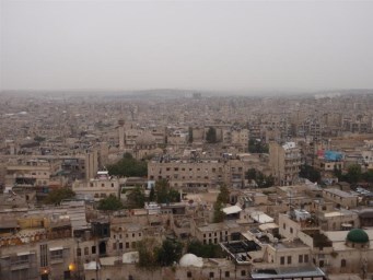 Aleppo uitzicht vanuit Citadel
