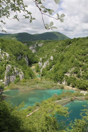Plitvice lakes view