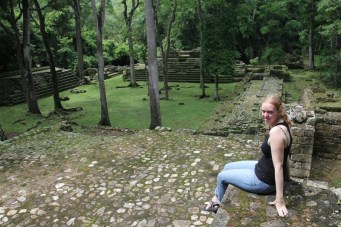 Copan ruinas, me enjoying the view