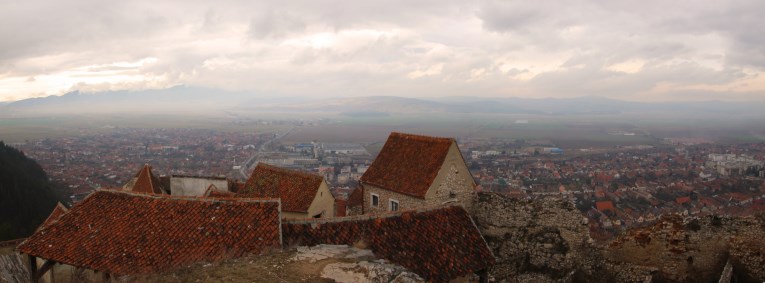 View from Rasnov fortress