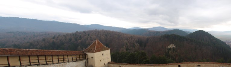 Rasnov castle view