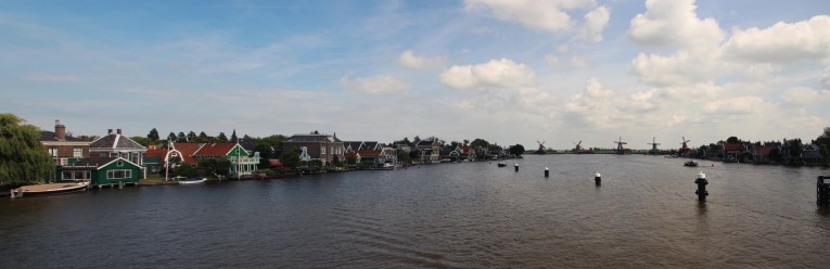 Zaanse schans from the bridge