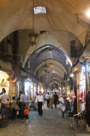 The souk of Aleppo