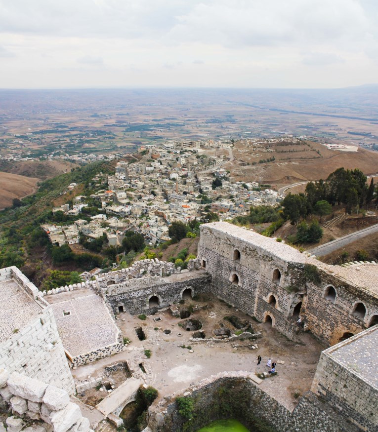 view from Krak de Chevaliers