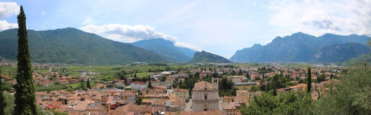 Viewpoint from castle Arco