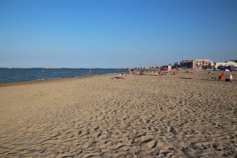 In the far distance you can find the famous spot Rimini.