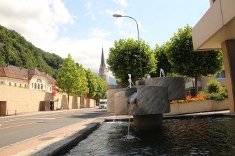 Fountain at Vaduz