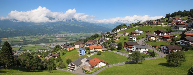 Small villages along the road to Gaflei