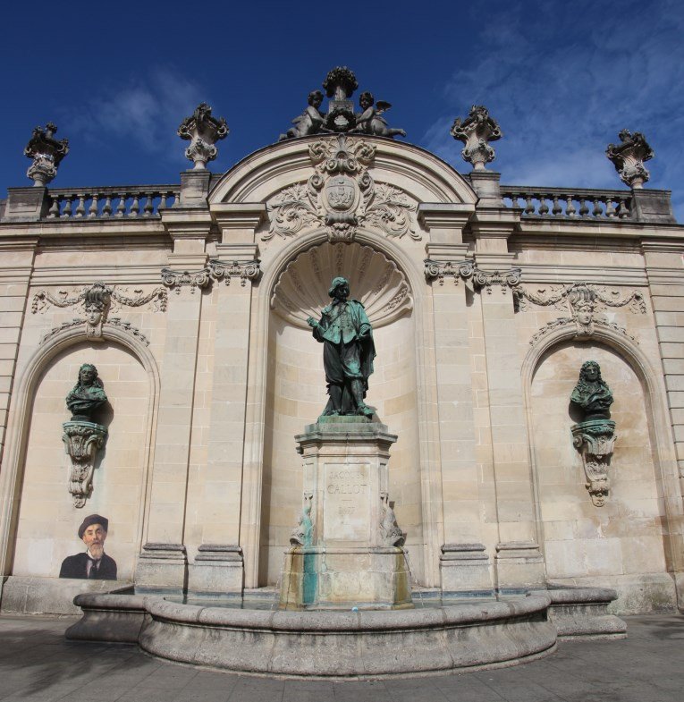 Statue close to Stanislas place