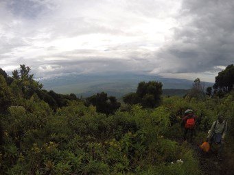 Lake Kivu at the background