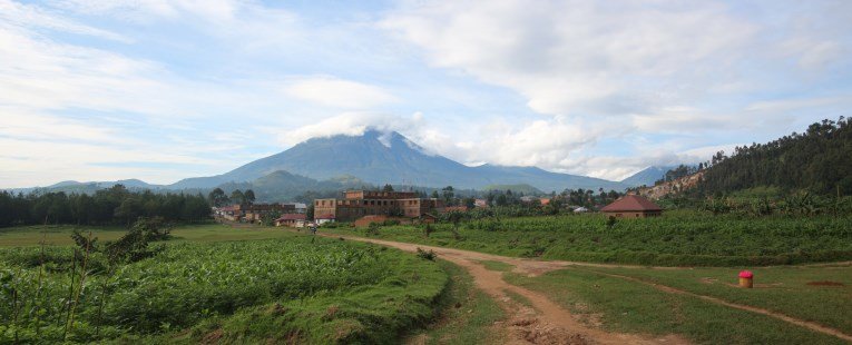 Kisoro view volcano