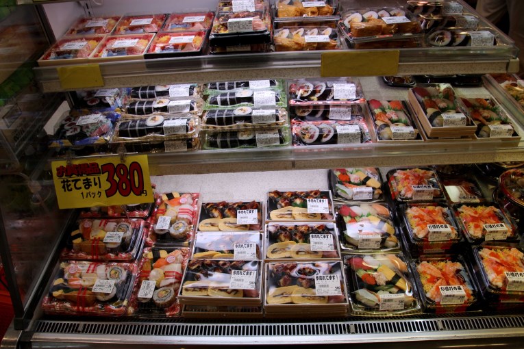 Bento box in a convenience store