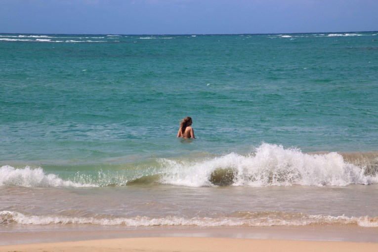 Lovely swim at Poppy beach