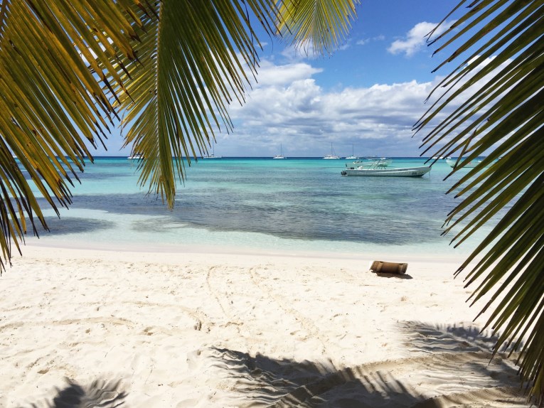 Scenic beach view