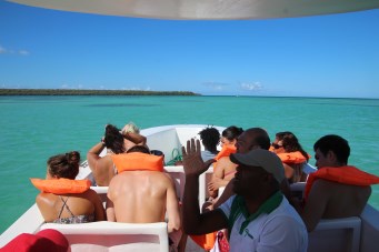 On the boat