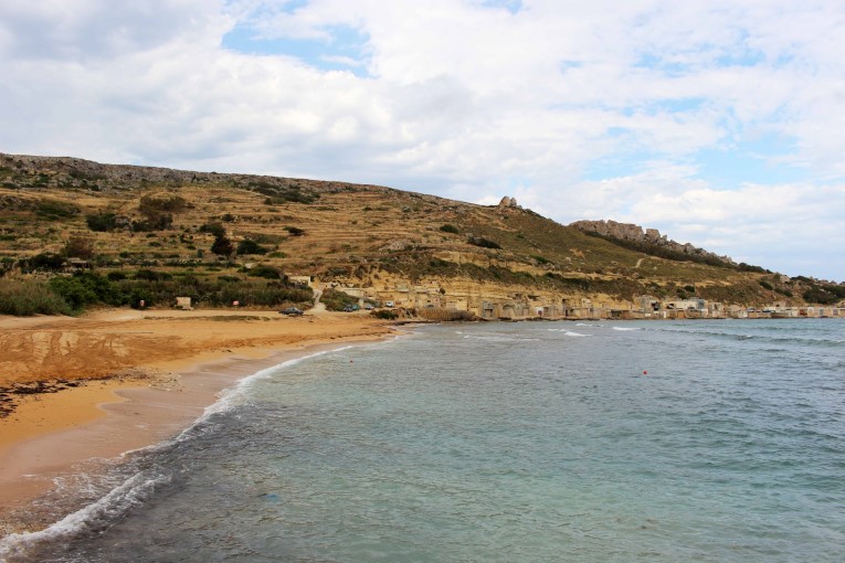 Gnejna beach.