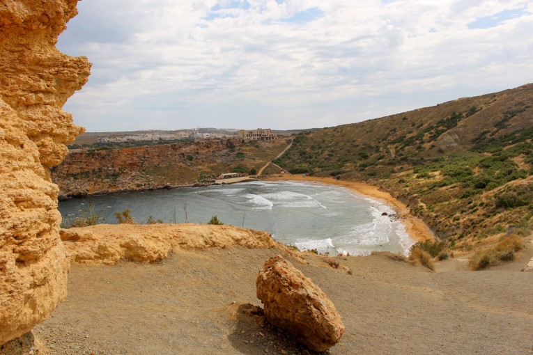 Orange beach of Ghanj Tuffieha