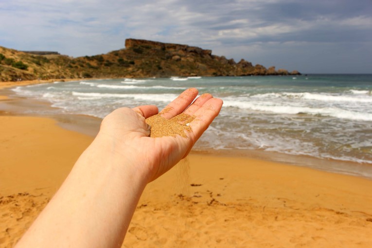 Orange sand!