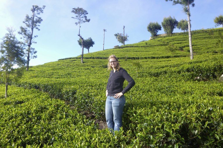 Me walking at the tea plantations