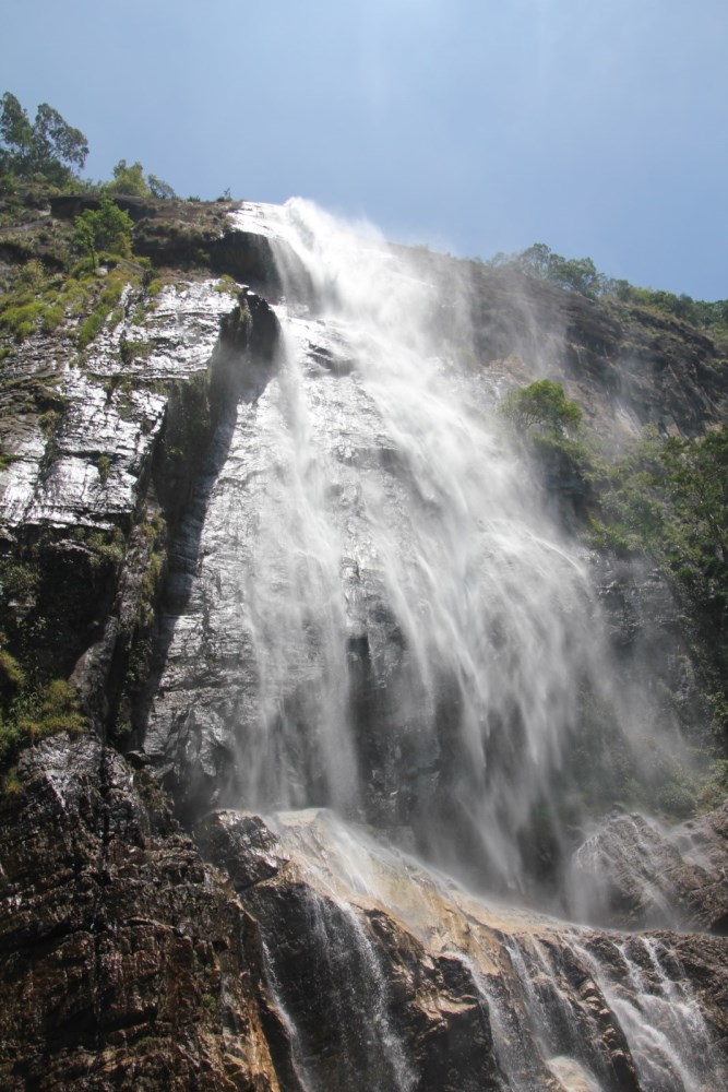 The waterfall