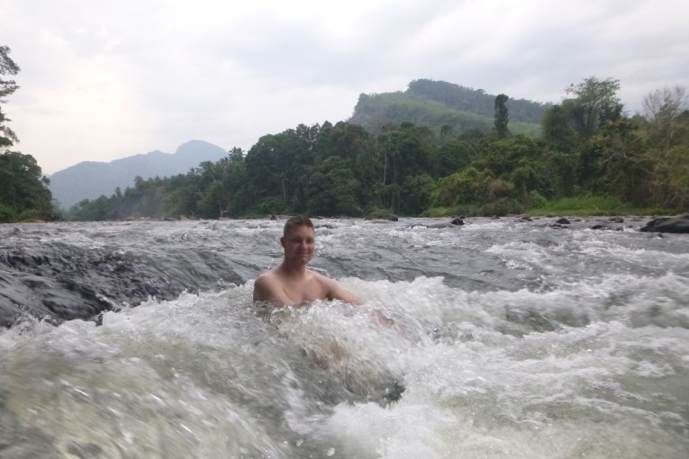 Swiming in the river