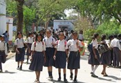 Varanasi, schoolkinderen