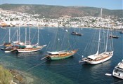 Bodrum kasteel uitzicht op haven