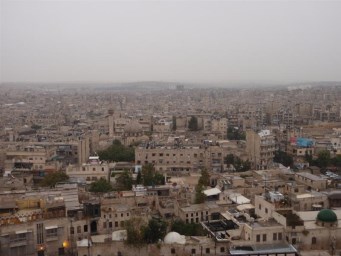 Aleppo uitzicht vanuit Citadel