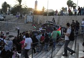 Jerusalem demonstratie tegen palestina