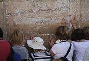 Jerusalem, klaagmuur vrouwen gedeelte