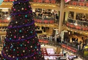 Galery lafayette, mega groot kerstboom