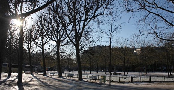 Bij de eifeltoren park