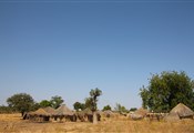 african huts