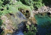 Bled, Vintgar gorge with rainbow