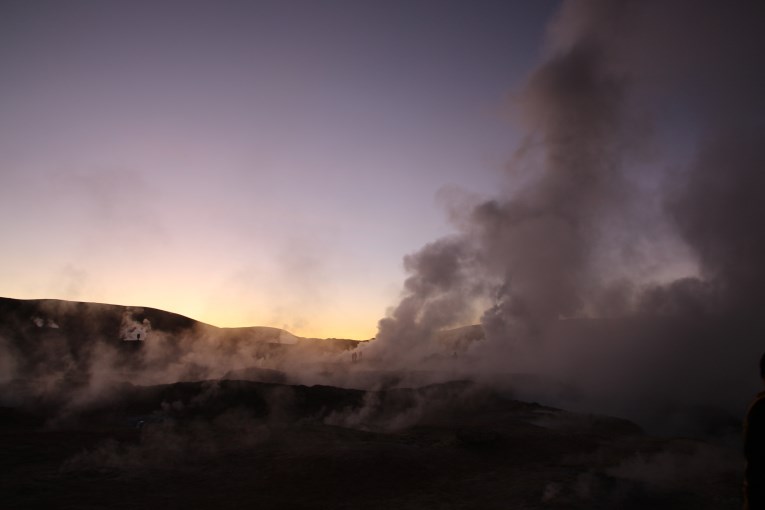 Not Tatio geysir! Geyser in Bolivia!